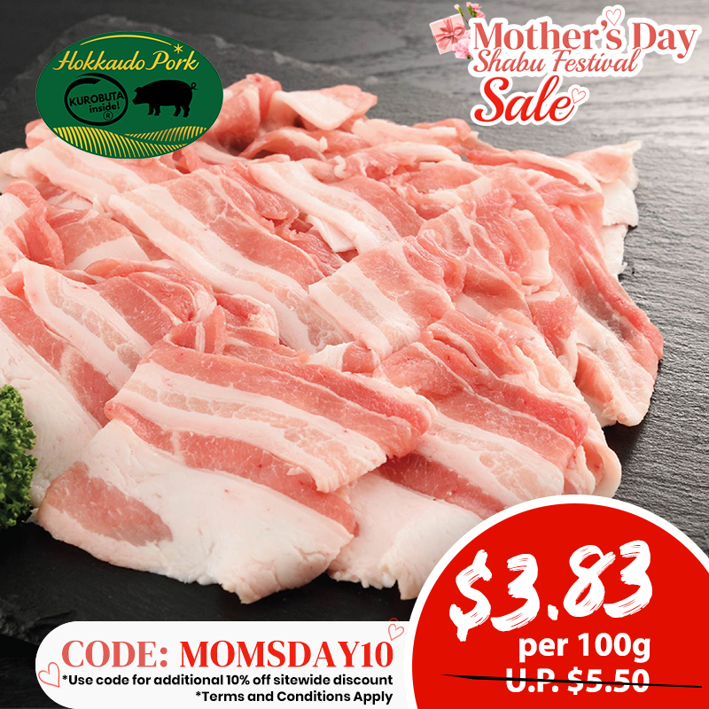Hokkaido Premium Pork Belly Shabu 300g