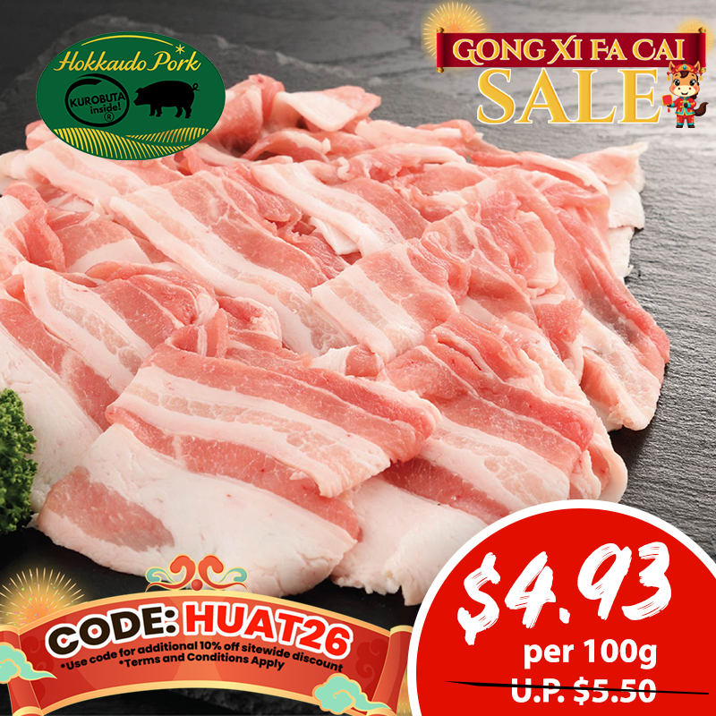 Hokkaido Premium Pork Belly Shabu 300g