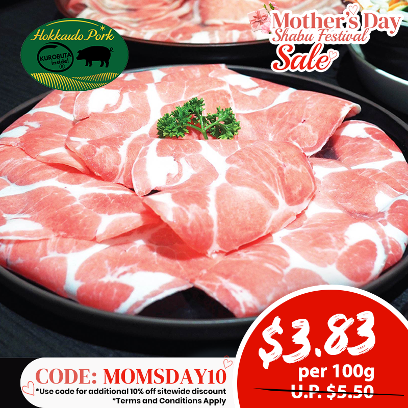 Hokkaido Premium Pork Collar Shabu 300g