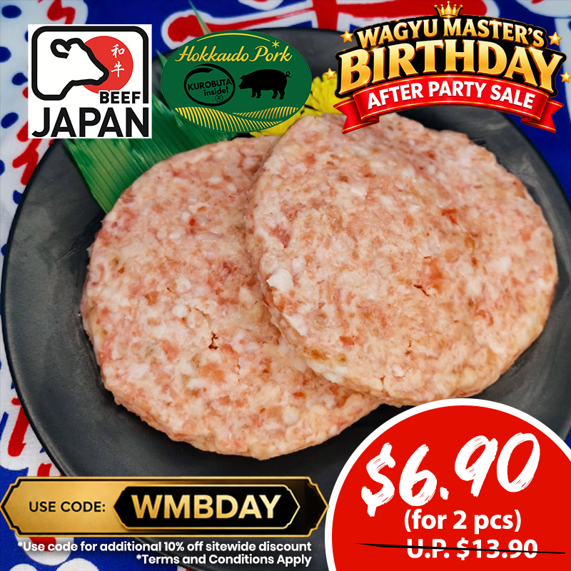 Wagyu & Hokkaido Pork Mix Burger 150g x 2pcs