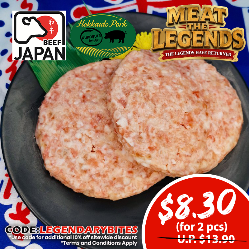 Wagyu & Hokkaido Pork Mix Burger 150g x 2pcs