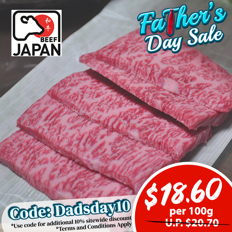 A5 Premium Wagyu Karubi (Chuck Roll) 100g