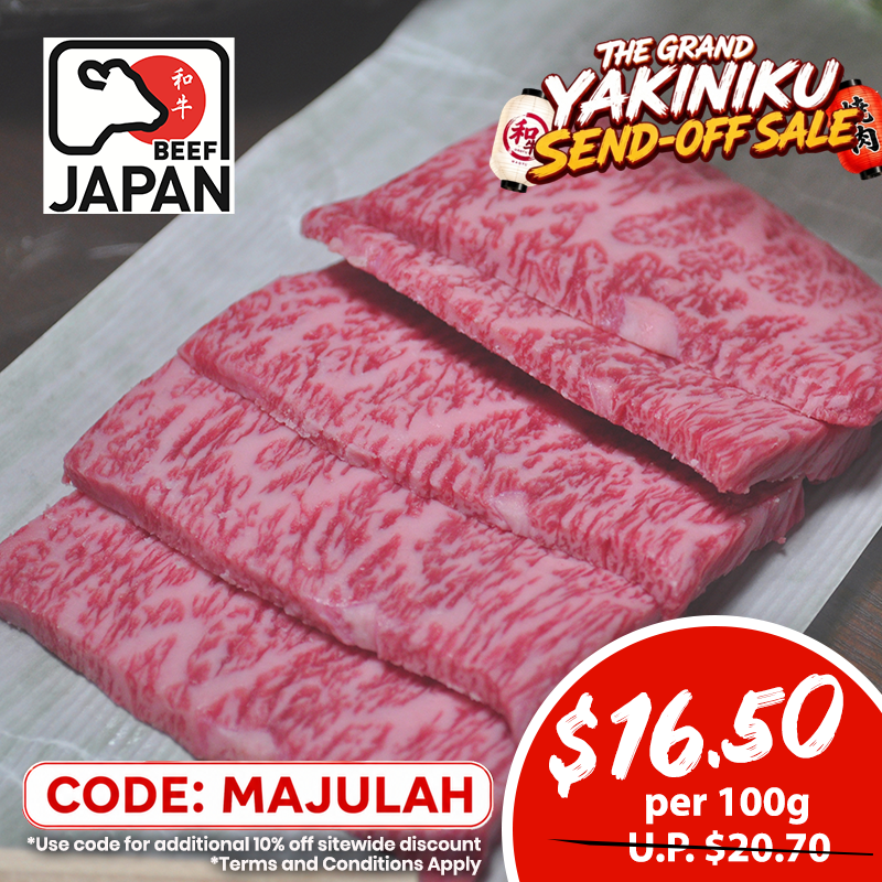 A5 Premium Wagyu Karubi (Chuck Roll) 100g