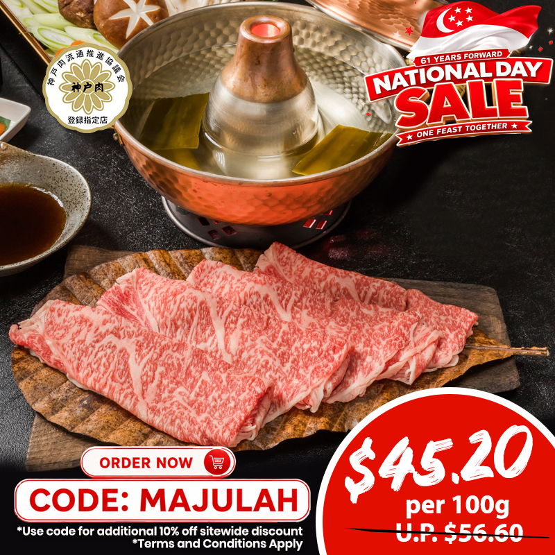 A5 Kobe Beef Super Premium Shabu (Sirloin/Ribeye) 100g