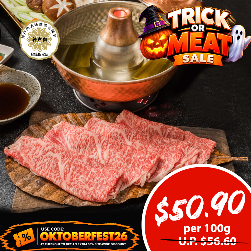 A5 Kobe Beef Super Premium Shabu (Sirloin/Ribeye) 100g