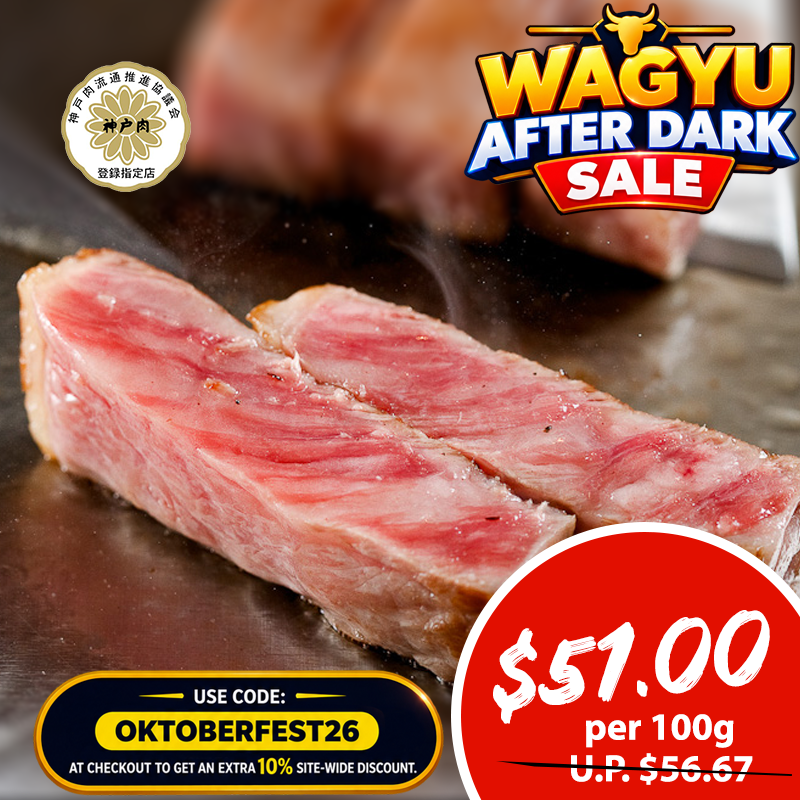 A5 Kobe Beef Super Premium Steak (Striploin/Ribeye) 150g