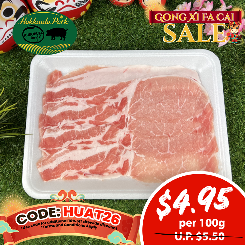 Hokkaido Premium Pork Tomahawk Shabu 200g