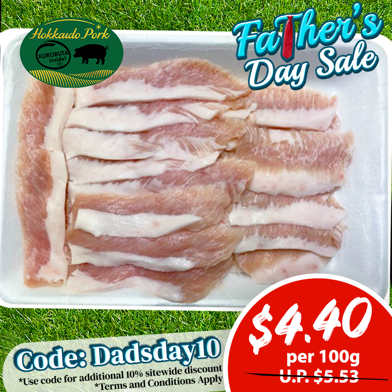 Hokkaido Premium Pork Jowl Yakiniku 3mm 150g