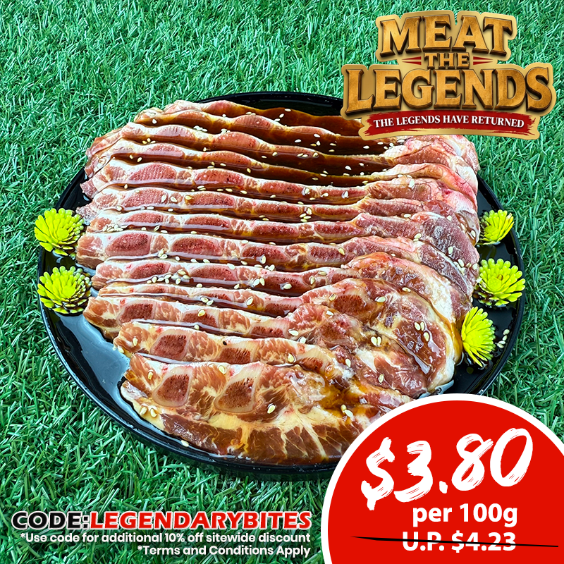 Wagyu Master Creations: Hokkaido Pork Spareribs Marinated with Yakiniku Sauce (KBBQ Cut)