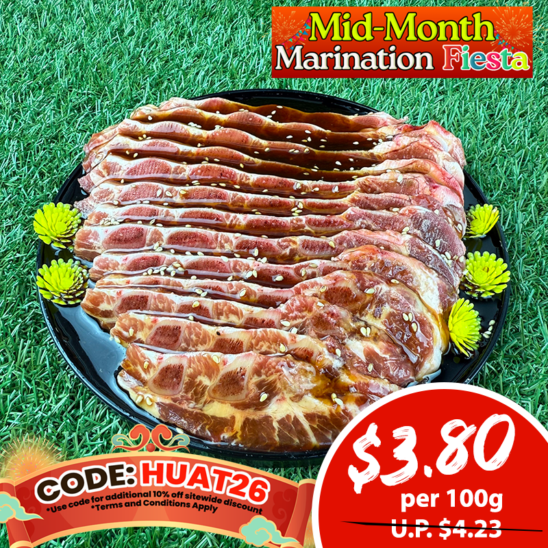 Wagyu Master Creations: Hokkaido Pork Spareribs Marinated with Yakiniku Sauce (KBBQ Cut)