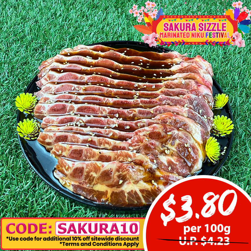 Wagyu Master Creations: Hokkaido Pork Spareribs Marinated with Yakiniku Sauce (KBBQ Cut)