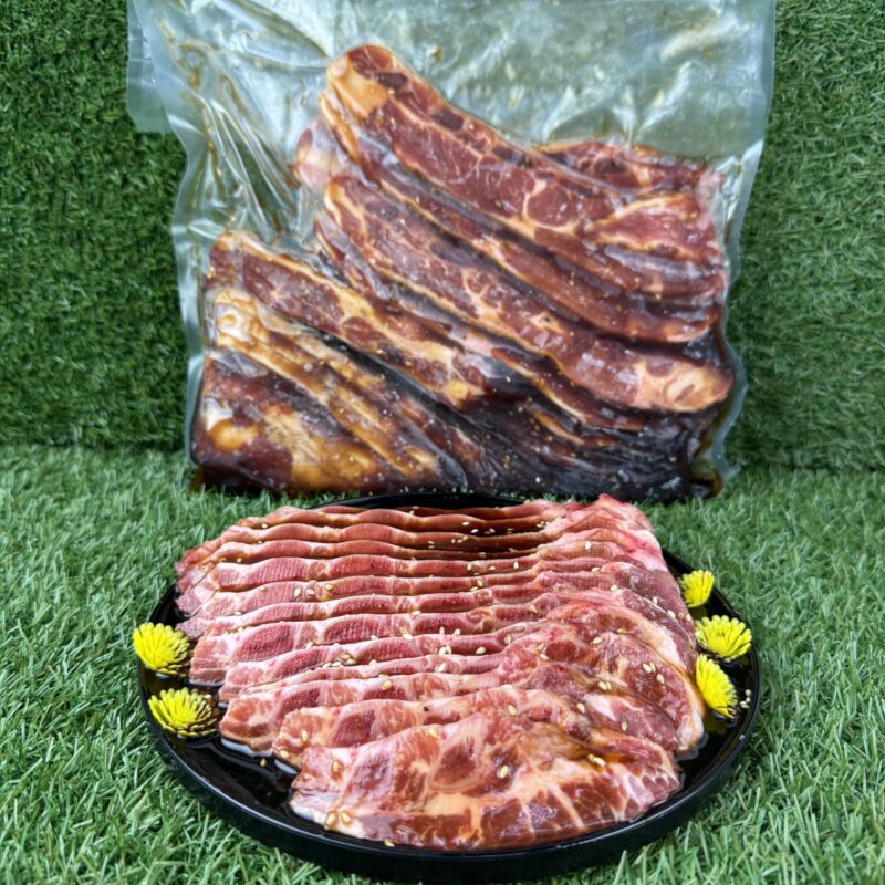 Wagyu Master Creations: Hokkaido Pork Spareribs Marinated with Yakiniku Sauce (KBBQ Cut)
