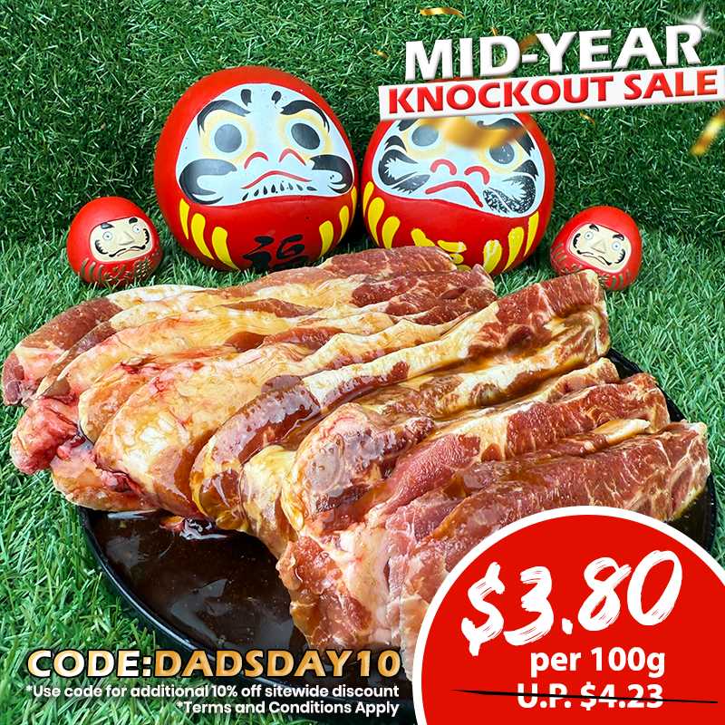 Wagyu Master Creations: Hokkaido Pork Spareribs Marinated with Bulgogi Sauce (KBBQ Cut)