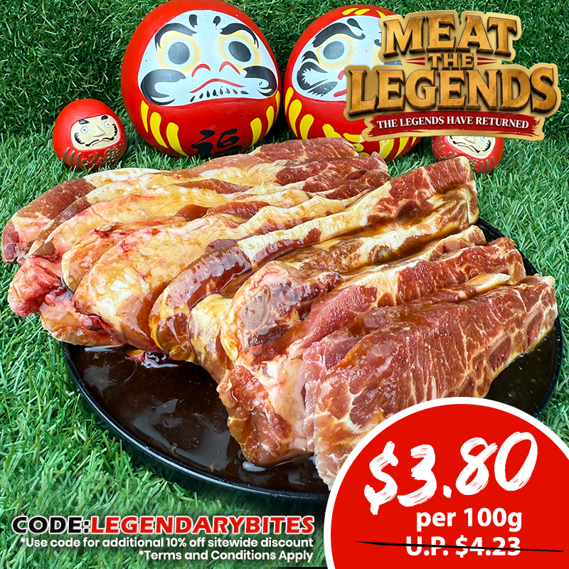 Wagyu Master Creations: Hokkaido Pork Spareribs Marinated with Bulgogi Sauce (KBBQ Cut)