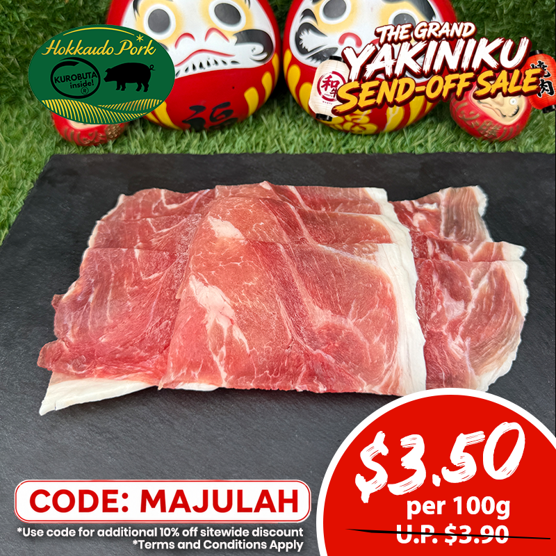 Hokkaido Premium Pork Picnic Yakiniku 200g (New Item)
