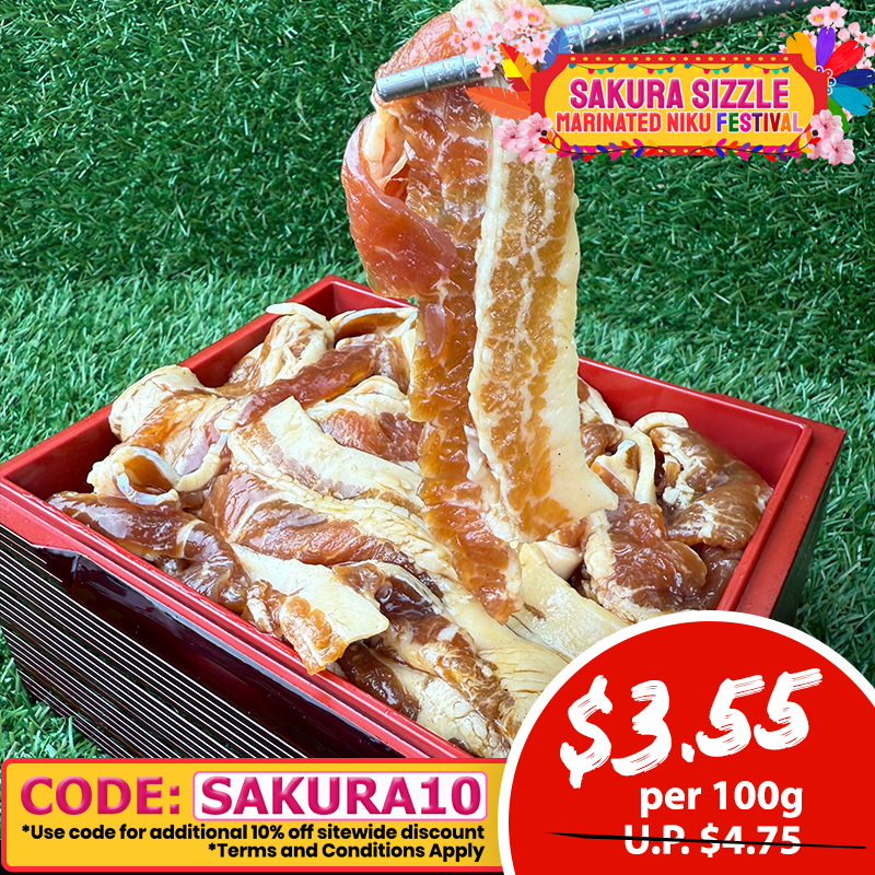 Wagyu Master Creations: Barcelona Pork Belly Marinated with Yakiniku Sauce