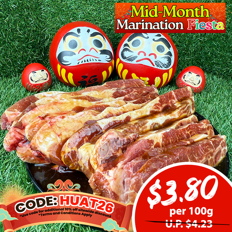 Wagyu Master Creations: Hokkaido Pork Spareribs Marinated with Bulgogi Sauce (KBBQ Cut)