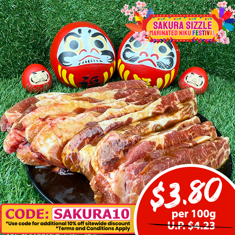 Wagyu Master Creations: Hokkaido Pork Spareribs Marinated with Bulgogi Sauce (KBBQ Cut)