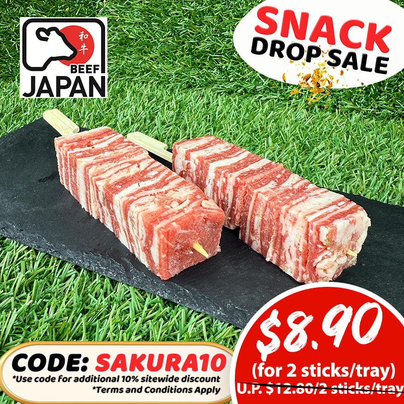 Wagyu Skewer 2sticks/tray (100g/tray)