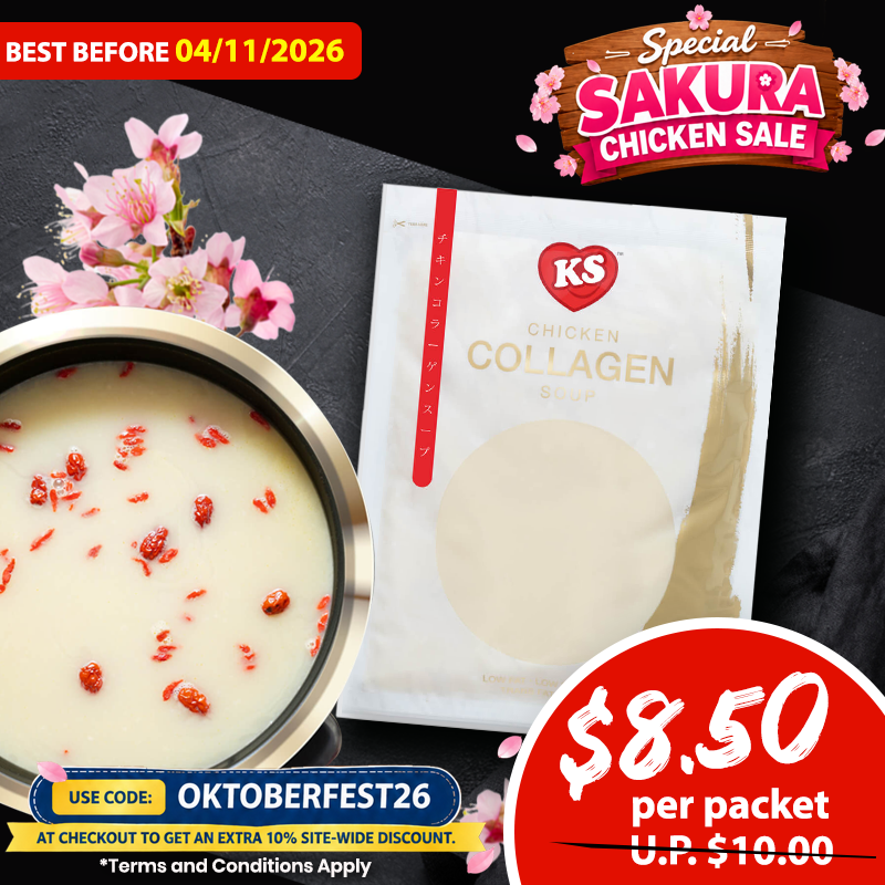 Frozen KS Chicken Collagen Soup - Non Halal 500g