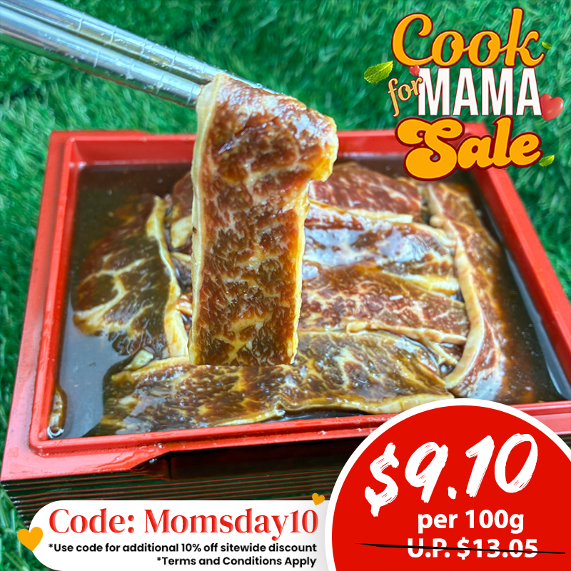 Wagyu Master Creations: US Short Rib Marinated with Bulgogi Sauce 200g