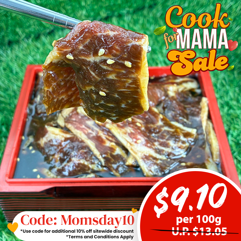 Wagyu Master Creations: US Short Rib Marinated with Yakiniku Sauce 200g