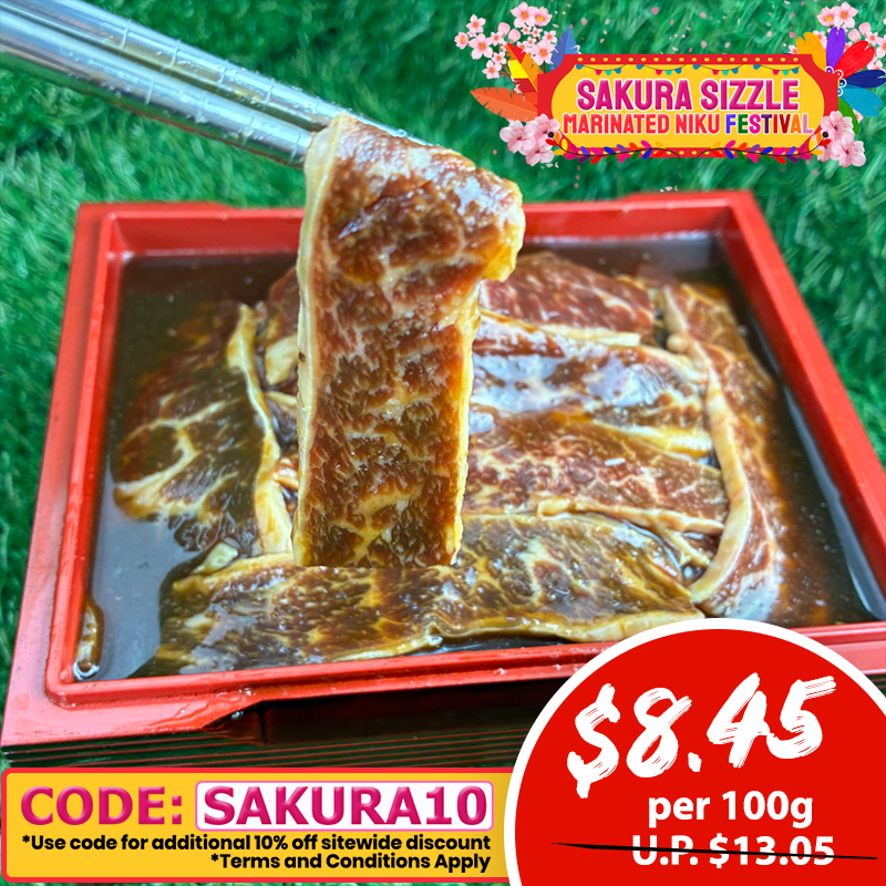 Wagyu Master Creations: US Short Rib Marinated with Bulgogi Sauce 200g