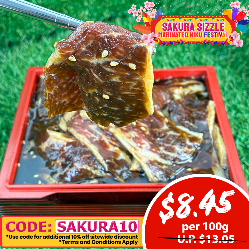 Wagyu Master Creations: US Short Rib Marinated with Yakiniku Sauce 200g
