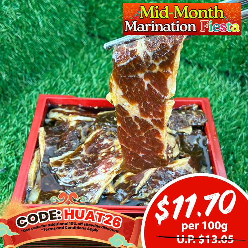 Wagyu Master Creations: US Short Rib Marinated with Yakiniku Sauce 200g