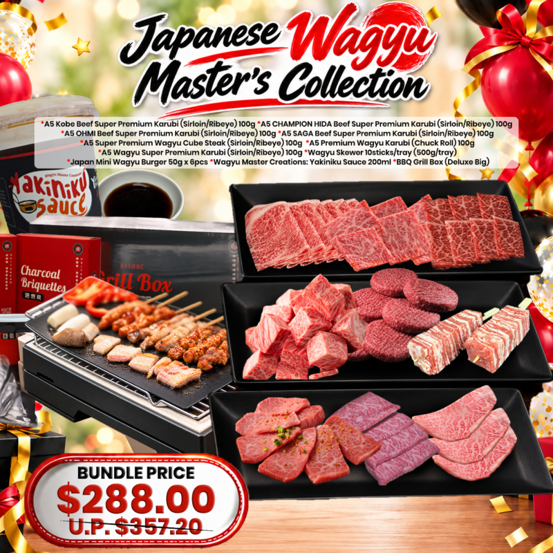 Japanese Wagyu Master's Collection 1.5kg (6-8pax)