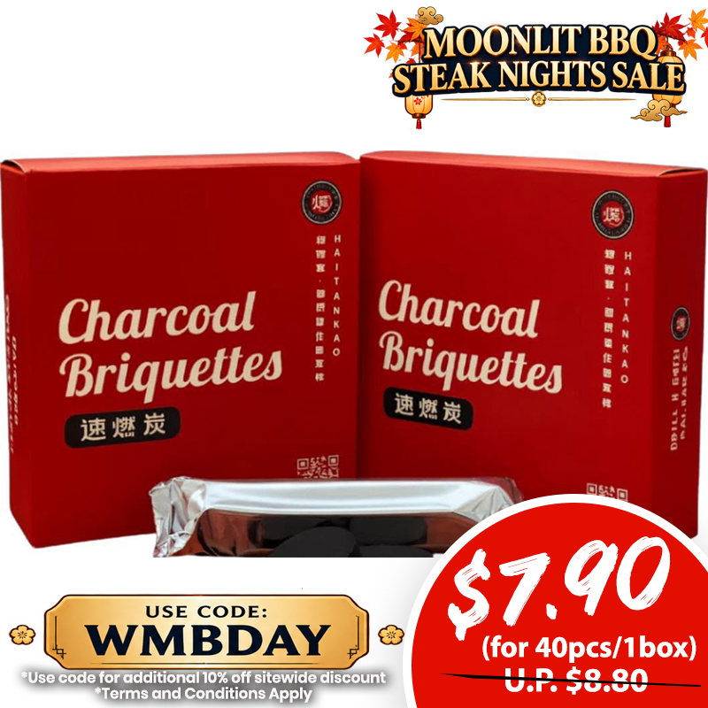 Charcoal Briquettes Refill (1 box,40pcs)