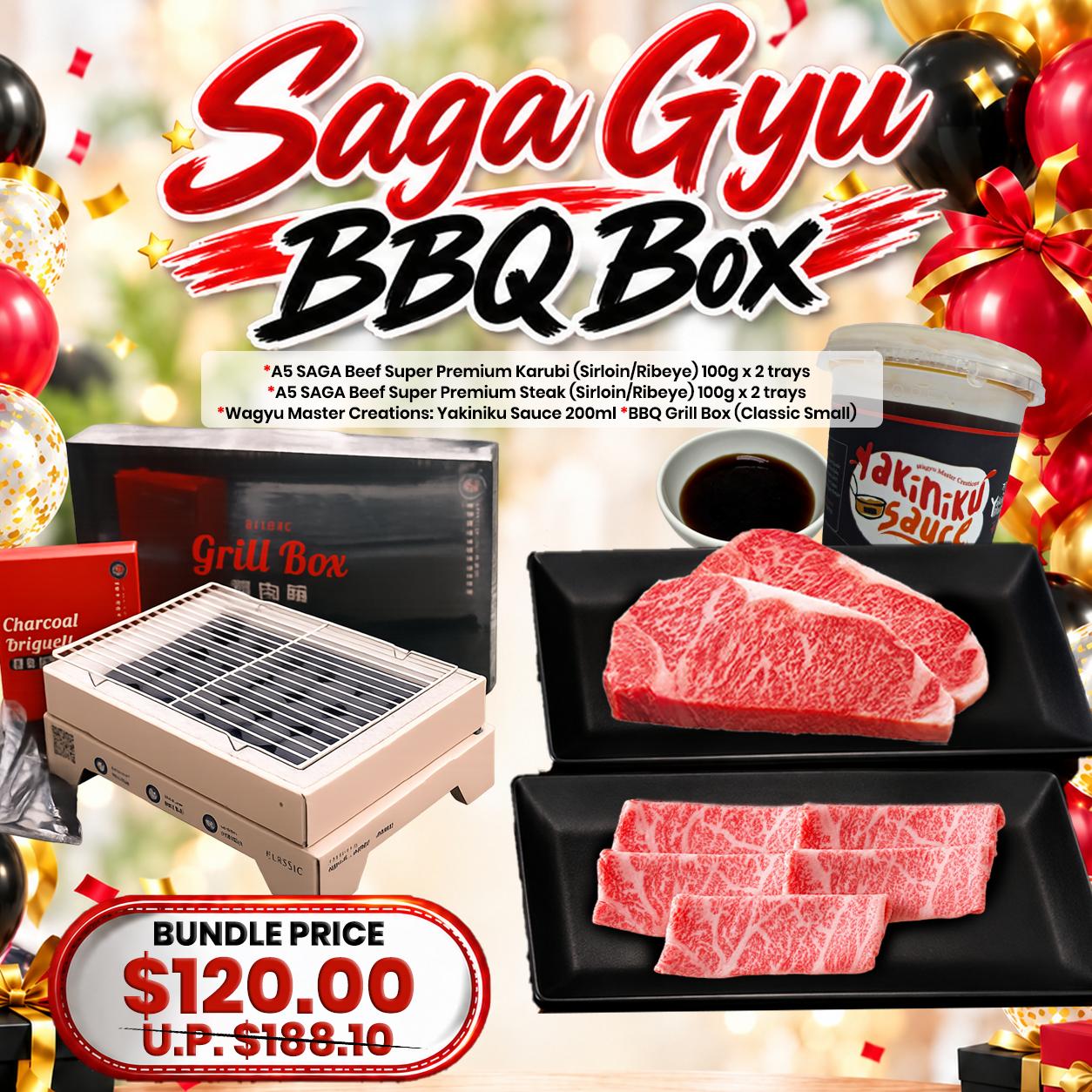 Saga Gyu BBQ Box (400g)
